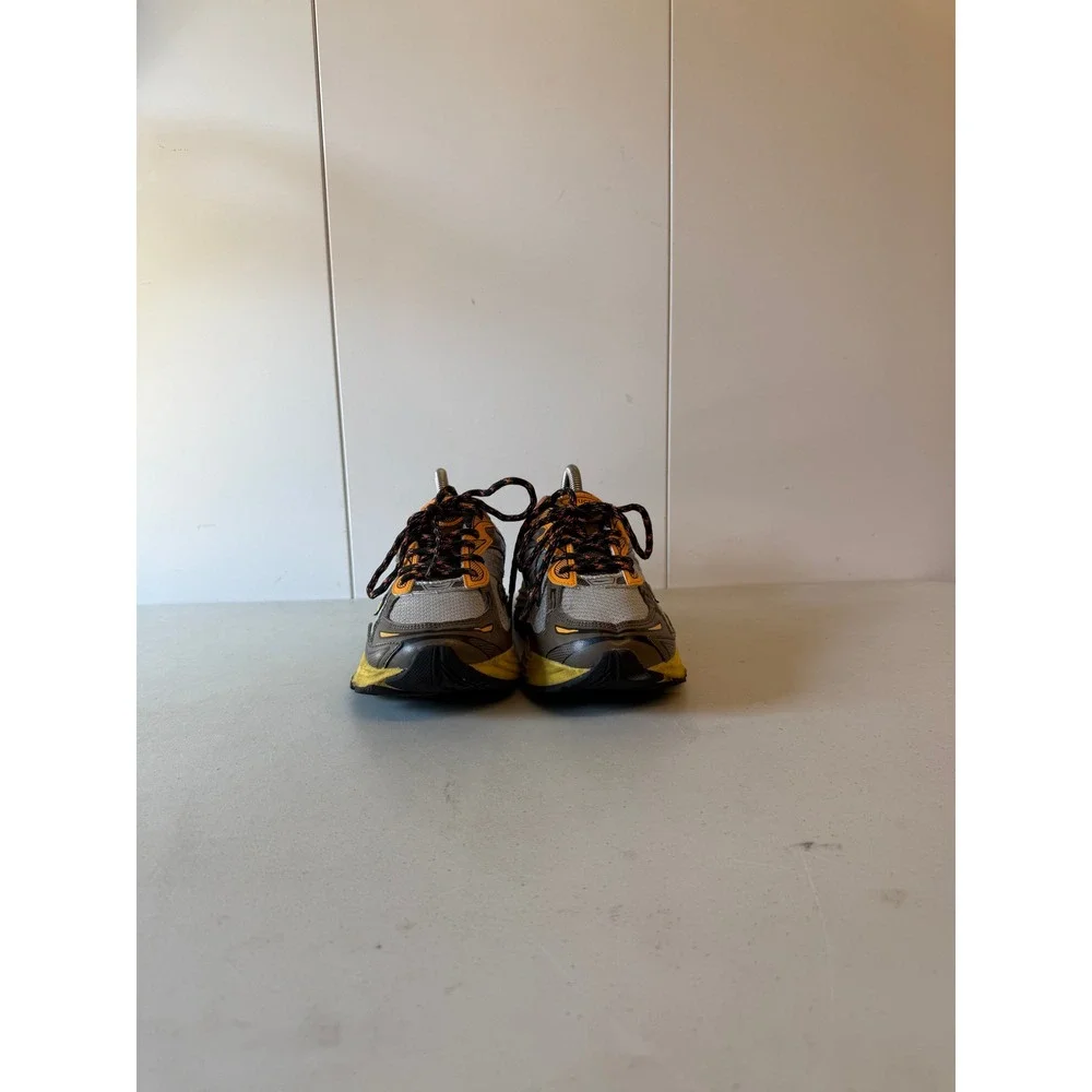 Saucony Omni 9 KDZ Mens Running Shoes Grey Orange Yellow Size 6M YF25AAA
